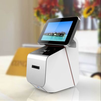 Android System 10 Inch Hotel Check In Card Dispenser Kiosk With Thermal Printer