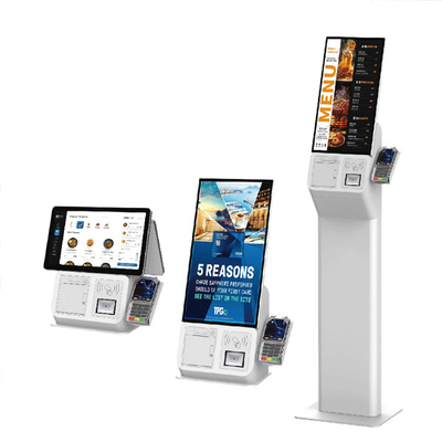 Desktop Retail Bakkerij Zelfbediening Betalingskiosk Machine Fast Food Touch Screen Zelf Checkout Kiosk