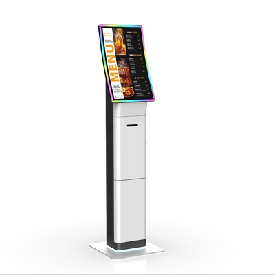 Kiosk voor zelfbestellen met POS-terminal voor restaurant en winkel, kiosk voor het bestellen van fastfood