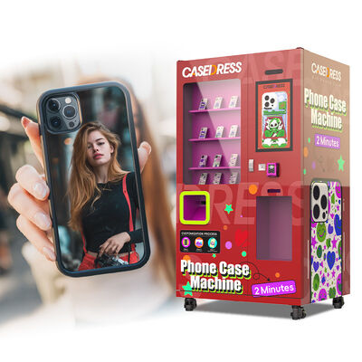 Zelfservice kiosk aanbieden Retailers Customized Phone Case Printing Solutions met snelle omloop en gemakkelijke bediening