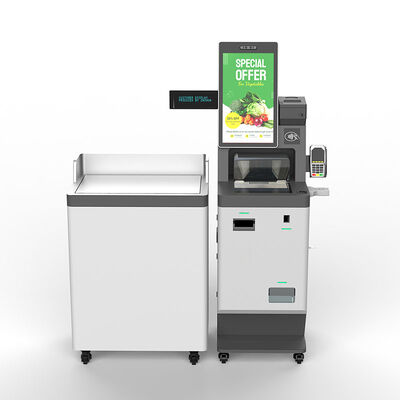 Kioskfabrikant Supermarkt Kassa-machine Goederen scannen Zelfbediening Betaling