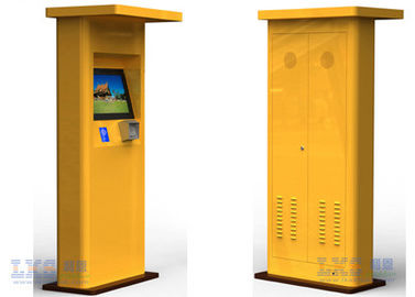 17“ 19“ van de de Kioskvloer van het Self - servicetouche screen Bevindende de Parkeerplaatsvertoning