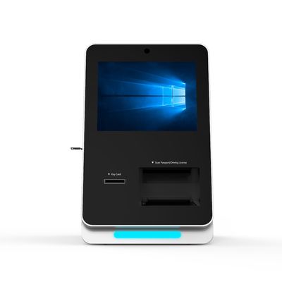 Controle van de de Ordebetaling van de kaartautomaat de Zelf in Kiosk voor het Hotel van de Restaurantluchthaven